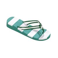 Beco teenslippers dames groen/wit 