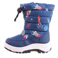 Playshoes Winter Boatie Ruimte marine - Blauw - - Jongen