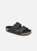 Birkenstock Arizona black shearling narrow zwart