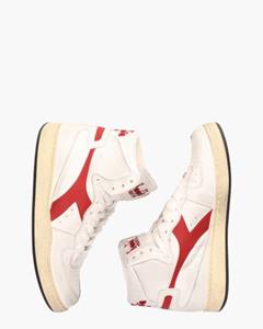 Diadora Heritage Mi Basket Used Wit/Rood