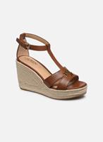 LAUREN RALPH LAUREN Sandalen in leer met sleehak