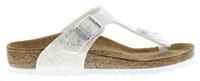 Birkenstock Gizeh cosmic sparkle white narrow birko-flor wit