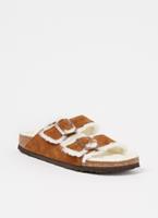 Birkenstock Dames Arizona Shearling Suede Sandalen