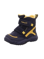 Superfit Lauflernstiefel "Glacier", Klettverschluss, für Babys, navy/gelb