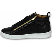 Cash Money Hoge Sneakers  Schoenen - Sneaker Croc Black Gold -