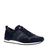 TOMMY HILFIGER »ICONIC LEATHER SUEDE MIX RUNNER« Sneaker mit Logoschriftzügen