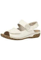 Damen Rieker Klassische Sandalen weiss Sandalette
