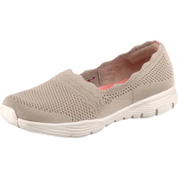 Skechers 158011/TPE Seager-Umpire Damen Sneaker Slipper beige/taupe, Beige