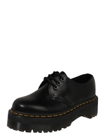 DR MARTENS Leren derby's met plateauzool 1461 Quad