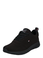 tommyhilfiger TOMMY HILFIGER Corporate Knit Rib Runner FM0FM02838 Black BDS