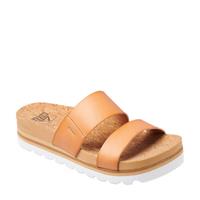 Reef Cushion Bounce Vista Hi plateau slippers lichtbruin