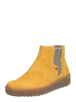 Rieker Chelsea-Boots, gefüttert, für Damen, honiggelb