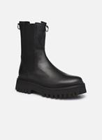 Bronx Groov-y hoge leren chelsea boots zwart