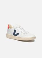 Veja V-10 Leather  VX021267A Extra White/Nautico/Pekin