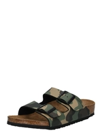 Birkenstock Slippers Arizona Kids desert soil camo met twee verstelbare gespriempjes