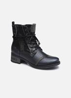 MUSTANG schnürstiefelette Schnürstiefeletten schwarz Damen 