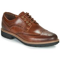 Clarks Schnürschuhe "Batcombe Wing", Leder, für Herren, braun