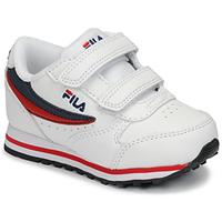 Fila Orbit klittenbandschoenen White / Jurk blauw