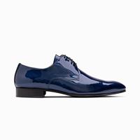 Paulo Bellini Dress Shoe Soprabolzano Lack Leather Blue