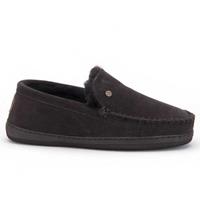Warmbat Pantoffel men grizzly suede choco-schoenmaat 41