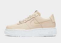 Nike W Air Force 1 Pixel Particle Beige/deeltjesbeige/zwart lage damesschoen