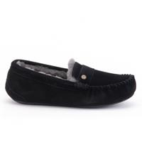 Warmbat Pantoffel women nowra suede black-schoenmaat 40