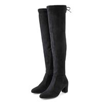 Lascana Overkneestiefel Overknee-Stiefel schwarz Damen 