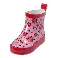 PLAYSHOES RUBBERLAARZEN laag roze/lieveheersbeestjes PVC-vrij