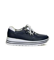 Waldläufer Comfort Schnürschuh, 758009-200/194, blau