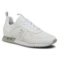 EA7 Black & White Lace Up Sneakers Heren