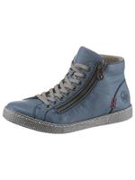 Rieker Hoge veterschoenen met ritssluiting aan de buitenkant