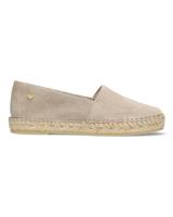 Taupe suède espadrille