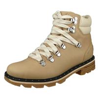 Sorel Damen Sportliche Stiefelette Wanderschuhe  Winterschuhe Lennox Hiker OutDry Membran 1915391 Beige 246 Honest Beige Leder Ankle Boots beige Damen 