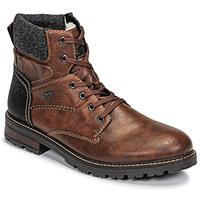 Rieker Stiefel, Reißverschluss, für Herren, braun/schwarz