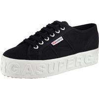 Superga 2790 Cotw Lettering 3d Sneakers Low schwarz Damen 