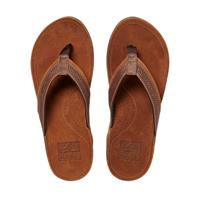 Reef J-Bay Perf leren teenslippers cognac