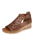 Remonte Keilsandalette, mit floralem Laser-Muster