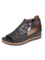 Remonte Keilsandalette, mit floralem Laser-Muster