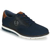 Bugatti Schnürschuhe, Leder, Mesh, für Herren, dunkelblau