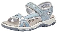 Rieker Sandalen zomerschoen, sandaal, sleehak, in used-look