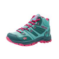 Trollkids - Kid's Rondane Hiker Mid - Wandelschoenen, turkoois/roze