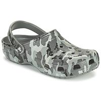 Crocs Classic Printed Camo Clog grau