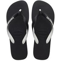 havaianas Kinder Zehentrenner schwarz/weiß 