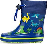 Beck , Gummistiefel Mini Dino in blau, Stiefel für Jungen