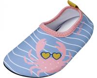 Playshoes UV waterschoenen krab blauw roze