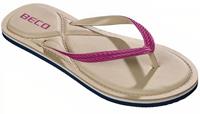 Beco teenslippers dames EVA beige/roze 