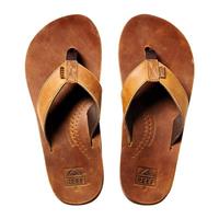 Reef Drift Classic leren teenslippers cognac