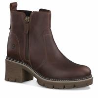 Damen Elegante Stiefelette  1-25492-25 Braun 320 COGNAC PULL UP Leder mit TOUCH-IT Ankle Boots braun Damen 