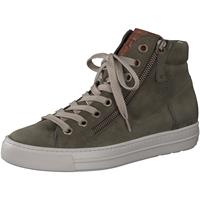 Paul Green R.nubuk/w.kid Oliv/cognac Sneakers High oliv Damen 