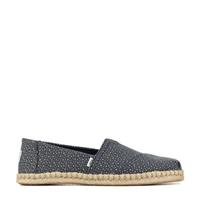 Toms Alpargata Dots espadrilles met stippenprint zwart/blauw